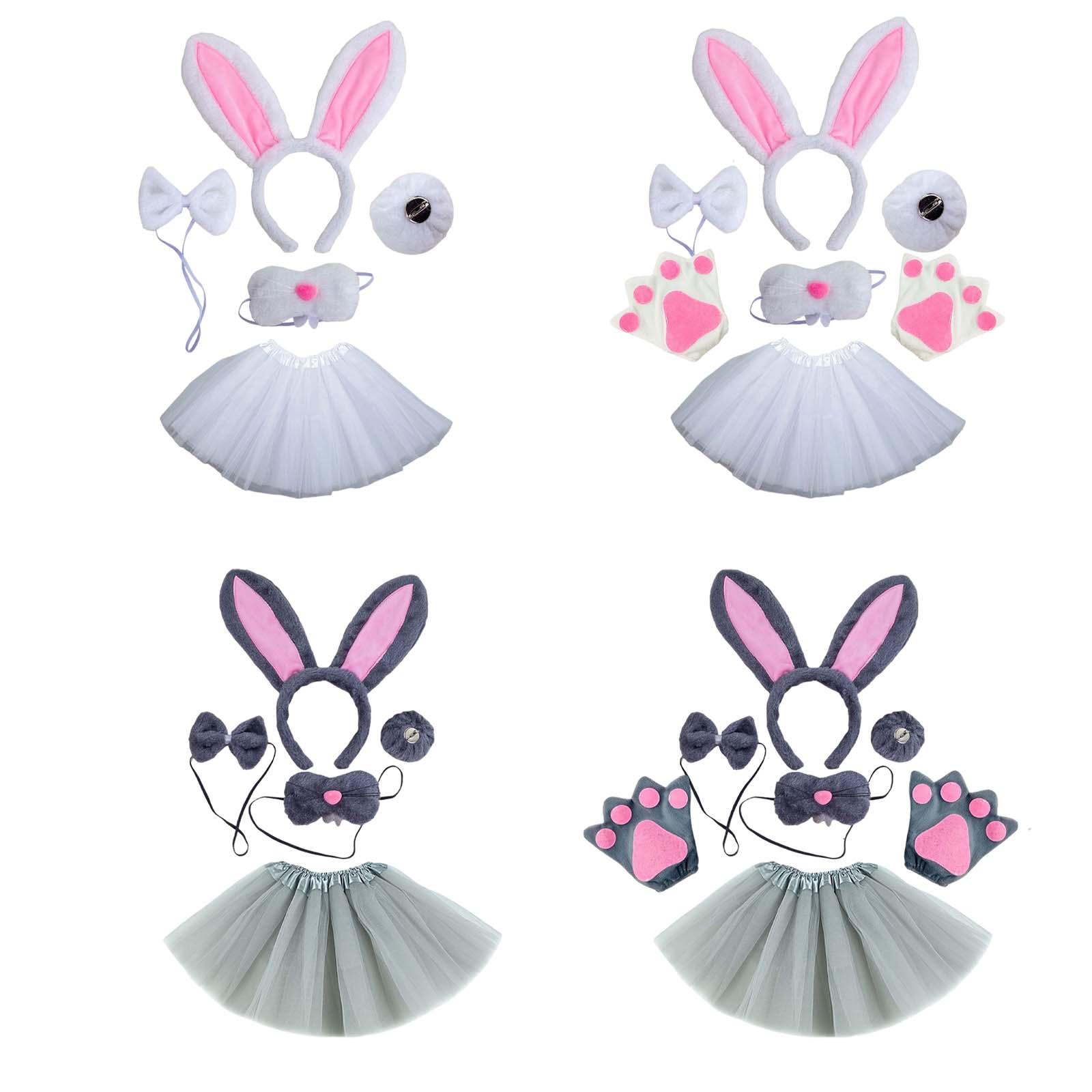 Anime Cosplay Girl Photo - Bunny Costume Set Cosplay Headwear Hair