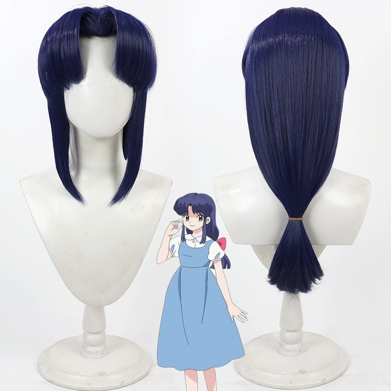 Anime Cosplay Blue Hair - Anime Ranma 1/2 Akane Tendo Cosplay