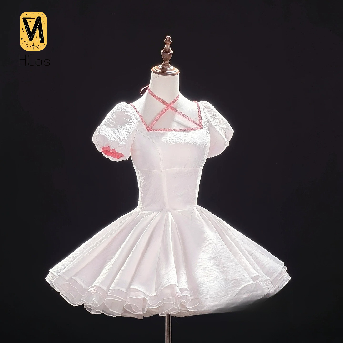 Anime Cosplay Pink - Chobits Chi Cosplay Costume Pink White