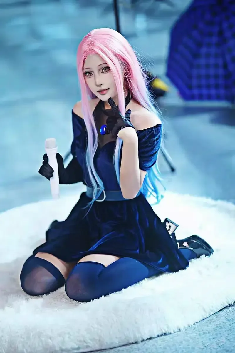 Mizi Cosplay Costume Anime Ali - огляд і ціна Anime Cosplay Blue Hair