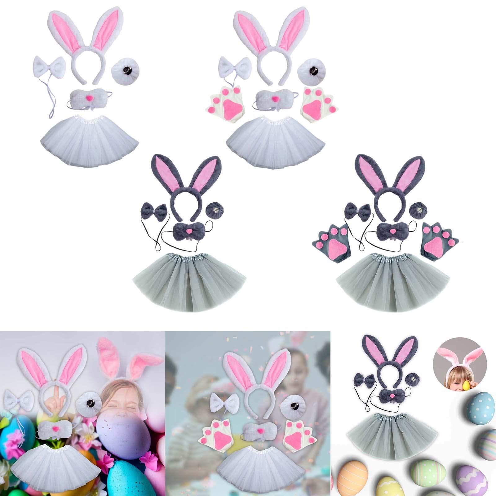 Bunny Costume Set Cosplay Head - огляд і ціна Anime Cosplay Girl Photo