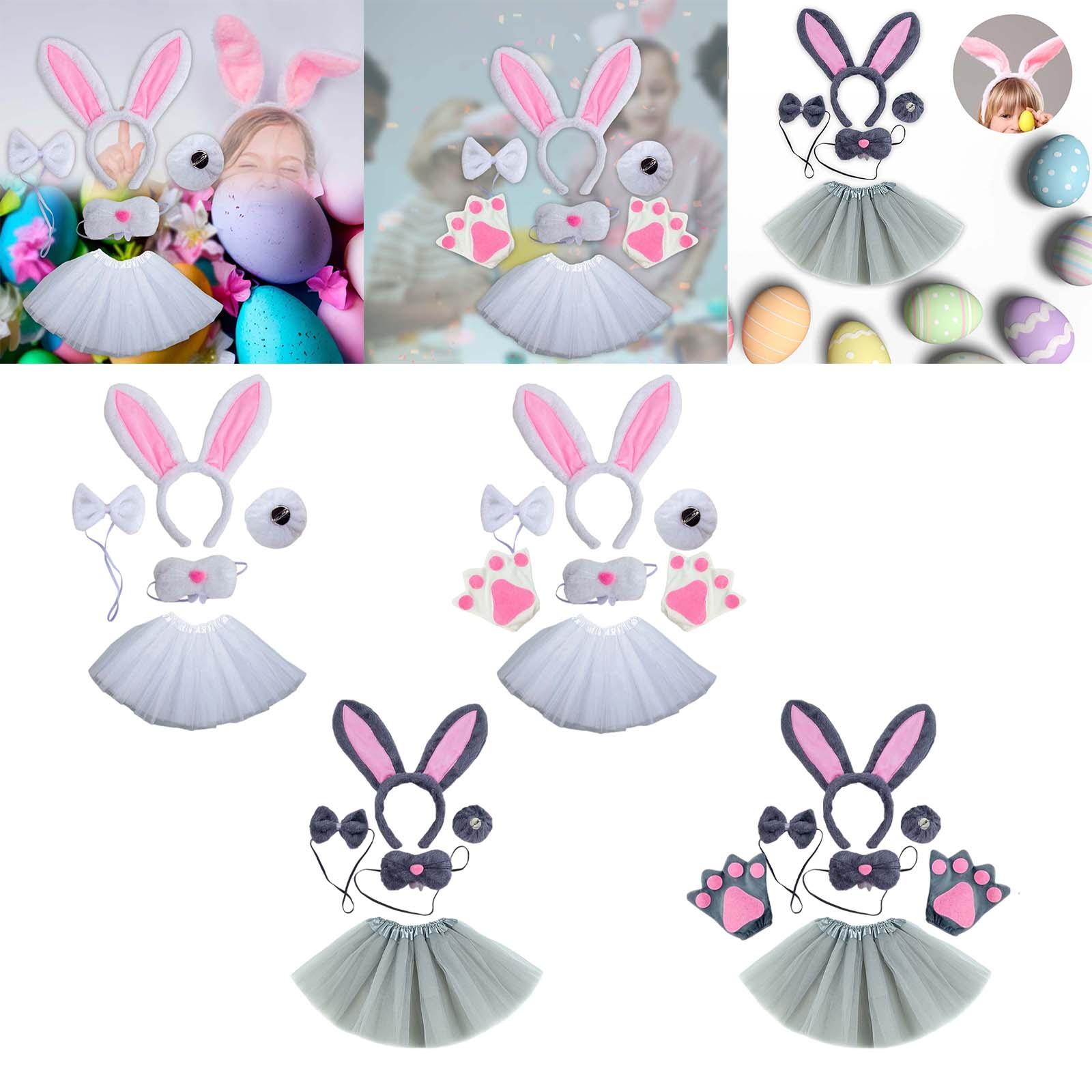 Bunny Costume Set Cosplay Head - огляд і ціна Anime Cosplay Girl Photo