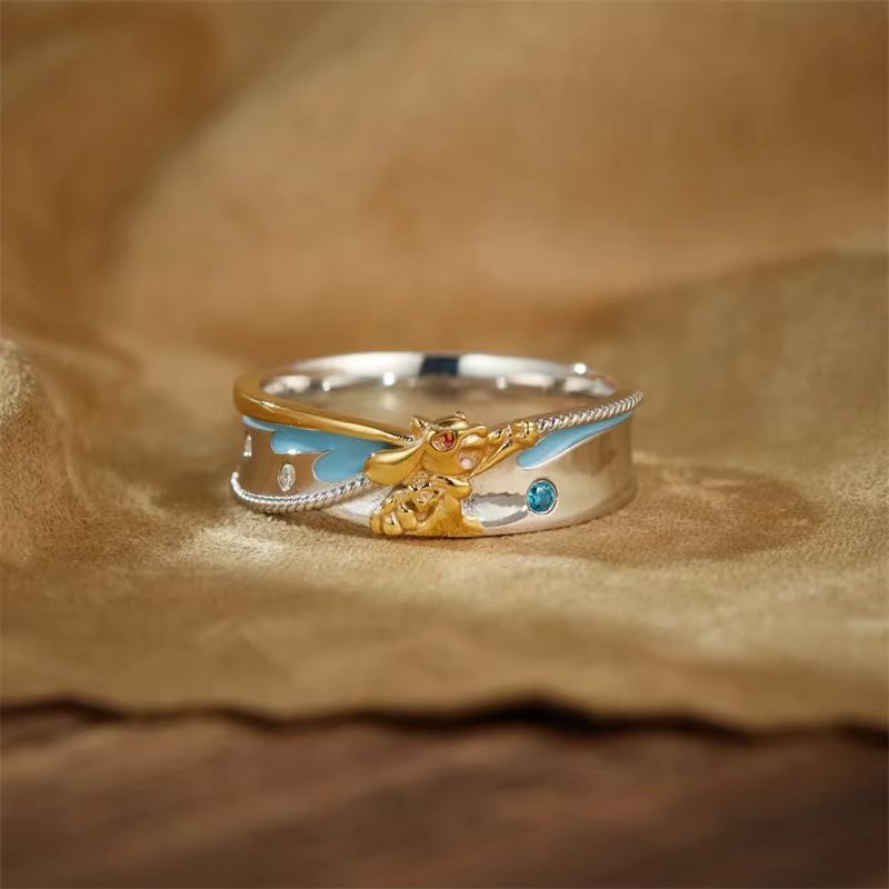 Pokémon Riolu Couple Rings - C - огляд і ціна Anime Cosplay Couple