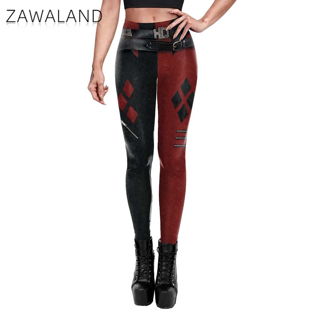 ZAWALAND Leggings for Women Co - огляд і ціна Anime Harley Quinn Cosplay