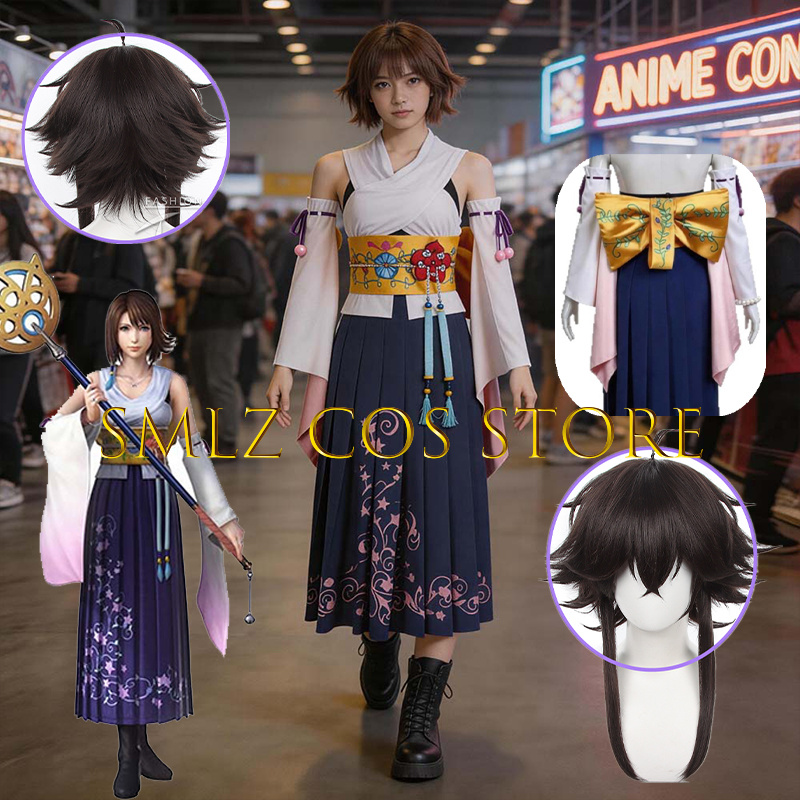 Smlz FFX Yuna Cosplay Anime FF - огляд і ціна Anime Cosplay Party
