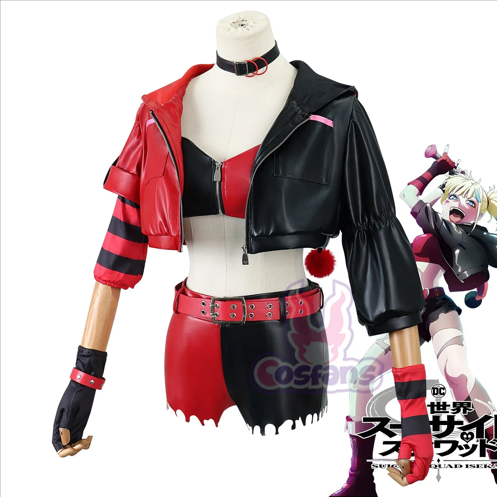 Suicide Anime Quinn Cosplay Co - огляд і ціна Anime Harley Quinn Cosplay