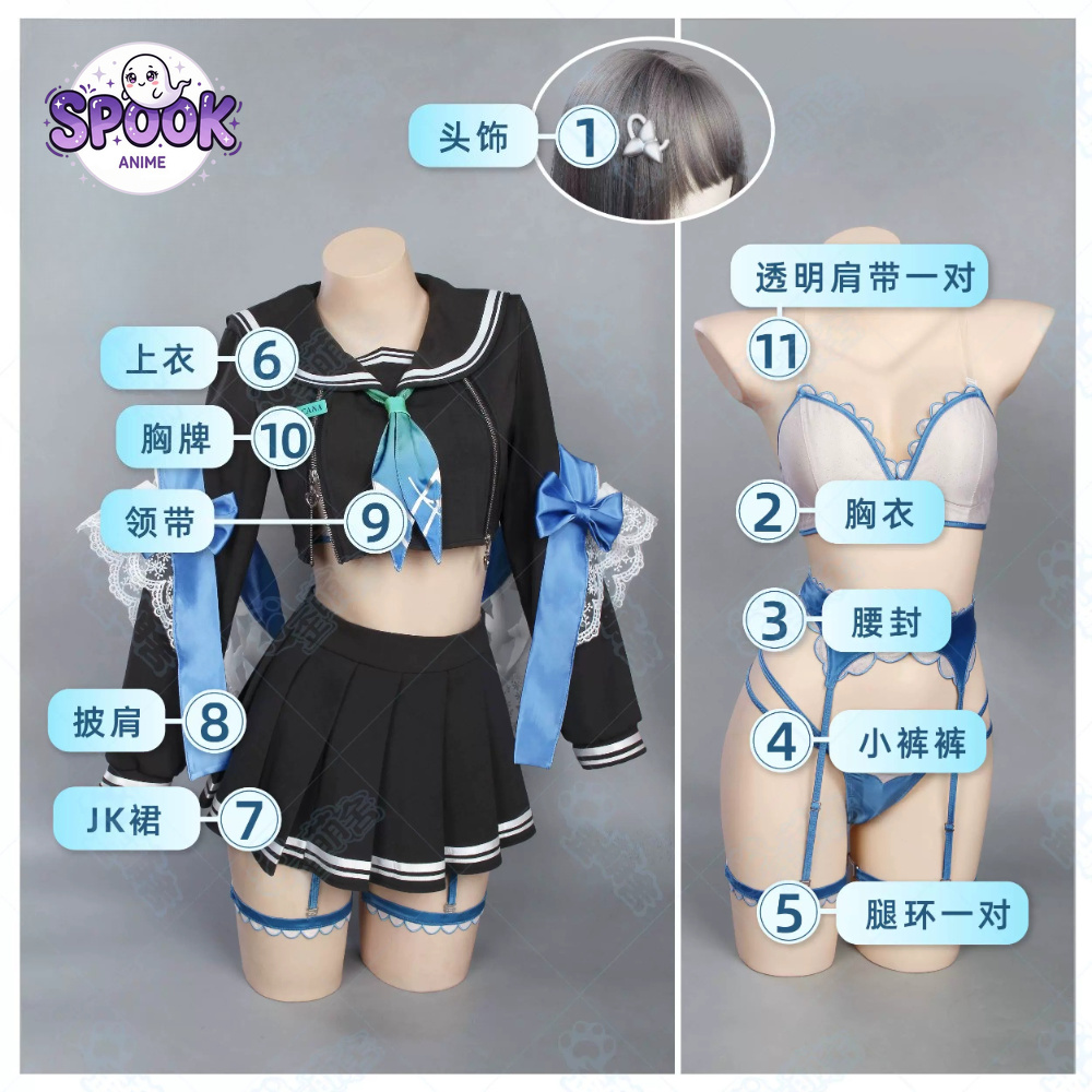 Black Sailor Uniform Arcana Fo - огляд і ціна Cosplay Anime Black
