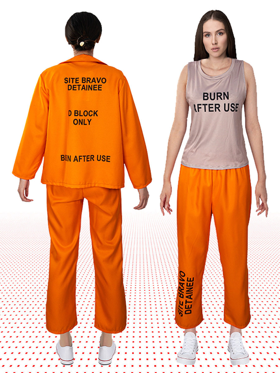 Adult Orange Prisoner Uniform  - огляд і ціна Anime Harley Quinn Cosplay