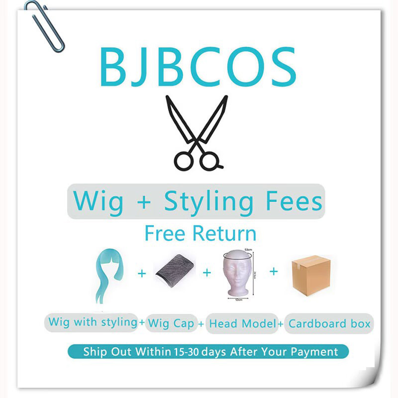 [Styled Wig]Richeh Cosplay Wig - огляд і ціна Anime Cosplay Blue Hair