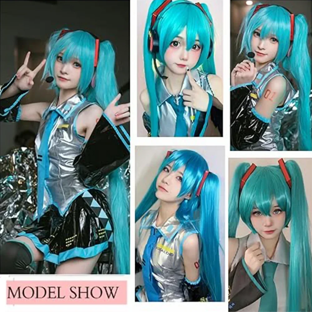 2026  Cosplay Wig 95cm Long Bl - огляд і ціна Anime Cosplay Blue Hair